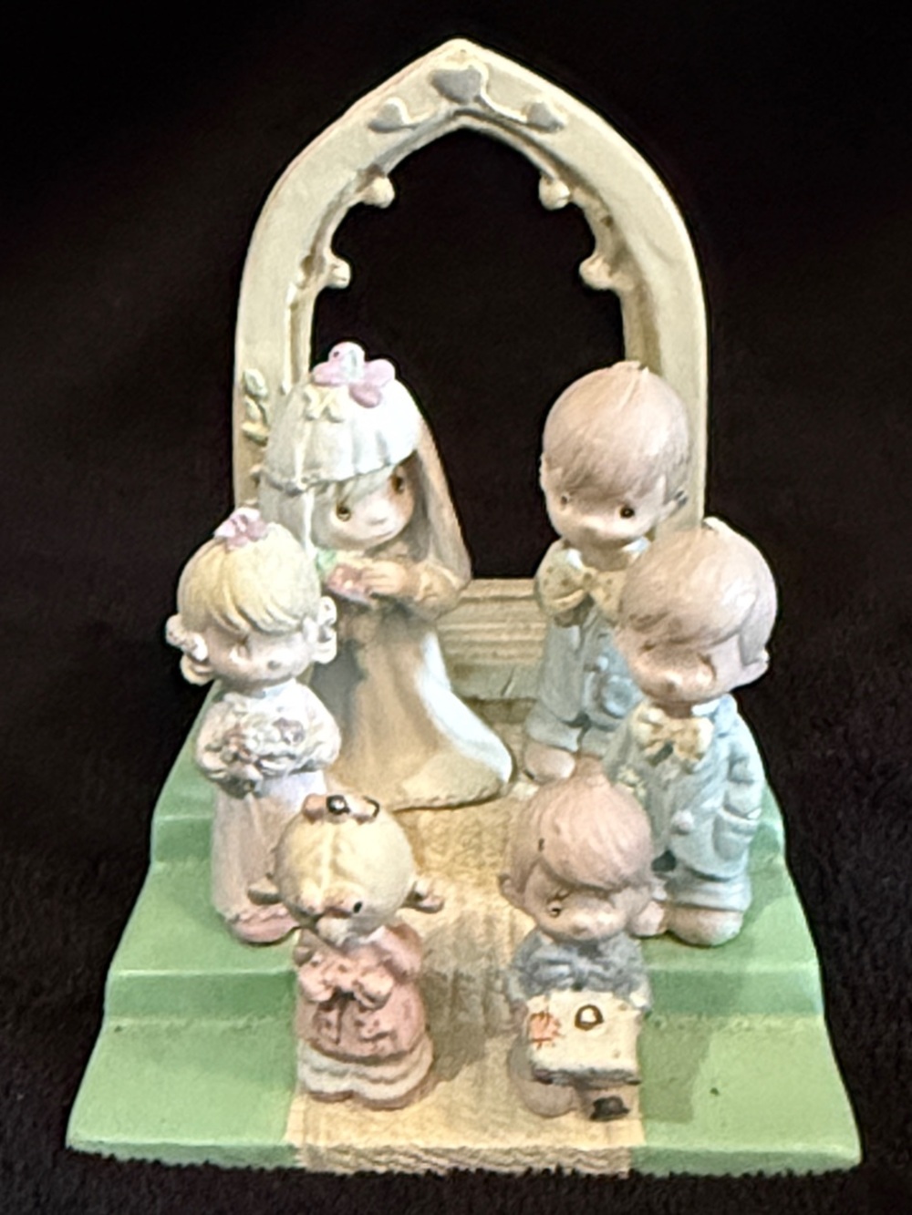 Precious Moments Mini Pewter Wedding Party Set with Altar